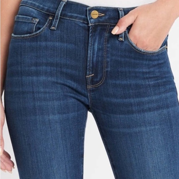 FRAME Ali High Rise Cigarette Denim Jeans - Picture 4 of 14